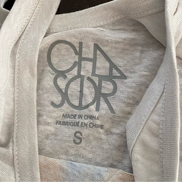 Chaser NWT Montauk Sleeveless White Tee Small - Picture 3 of 6